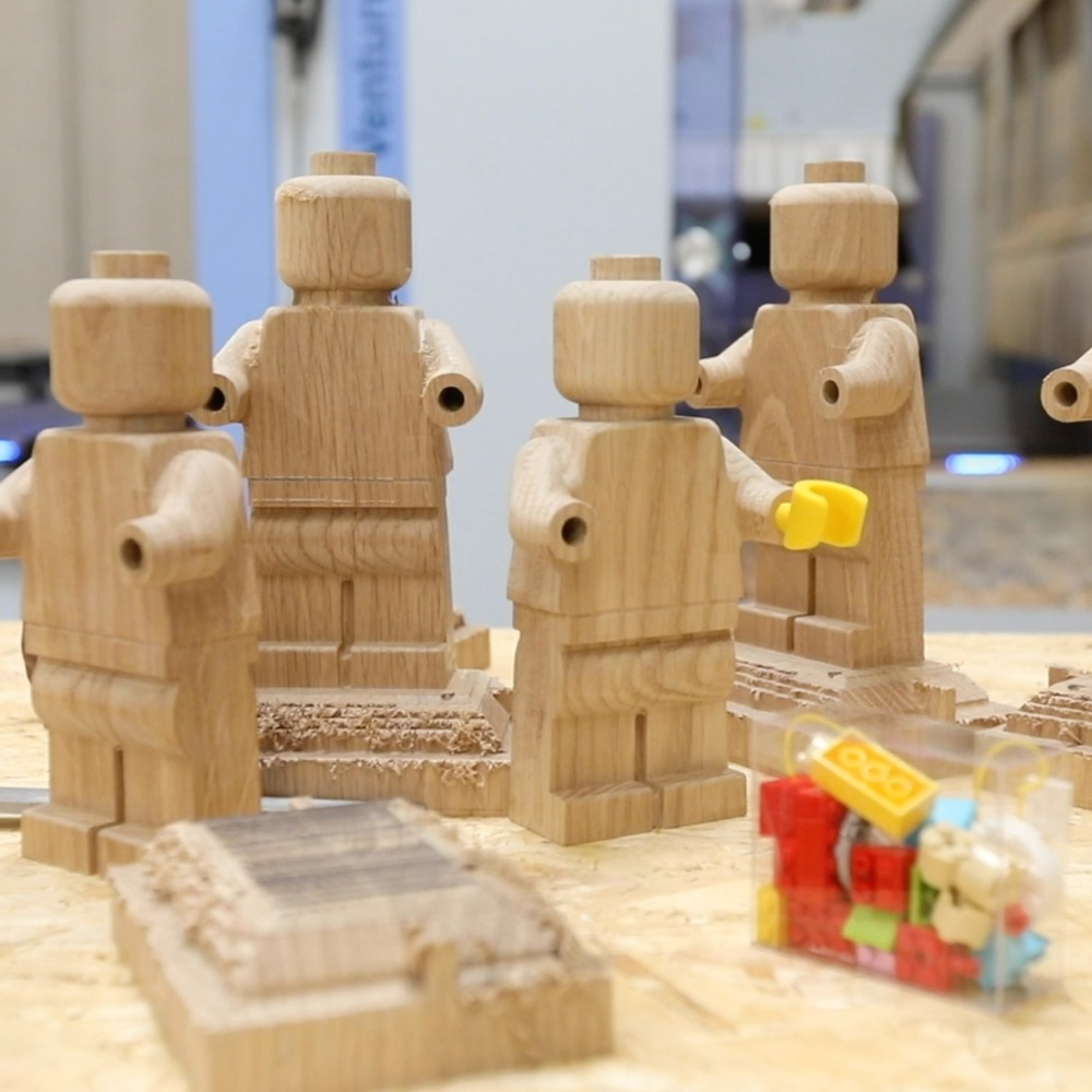 Wooden LEGO sets